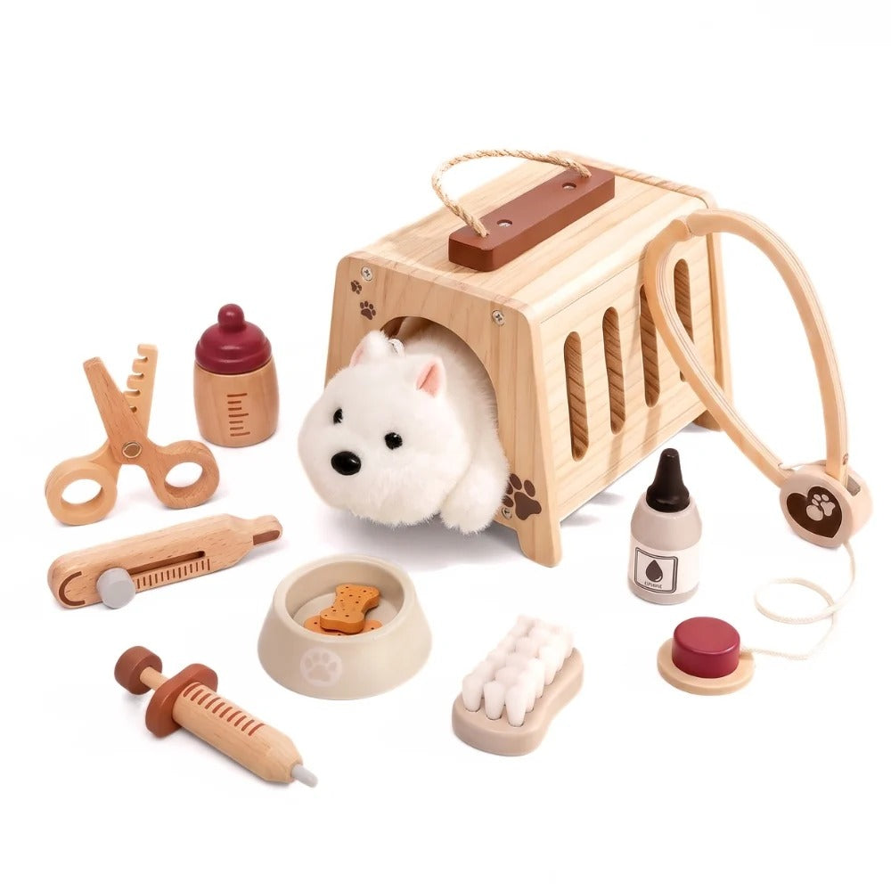 Set de Veterinario para Niños de Madera