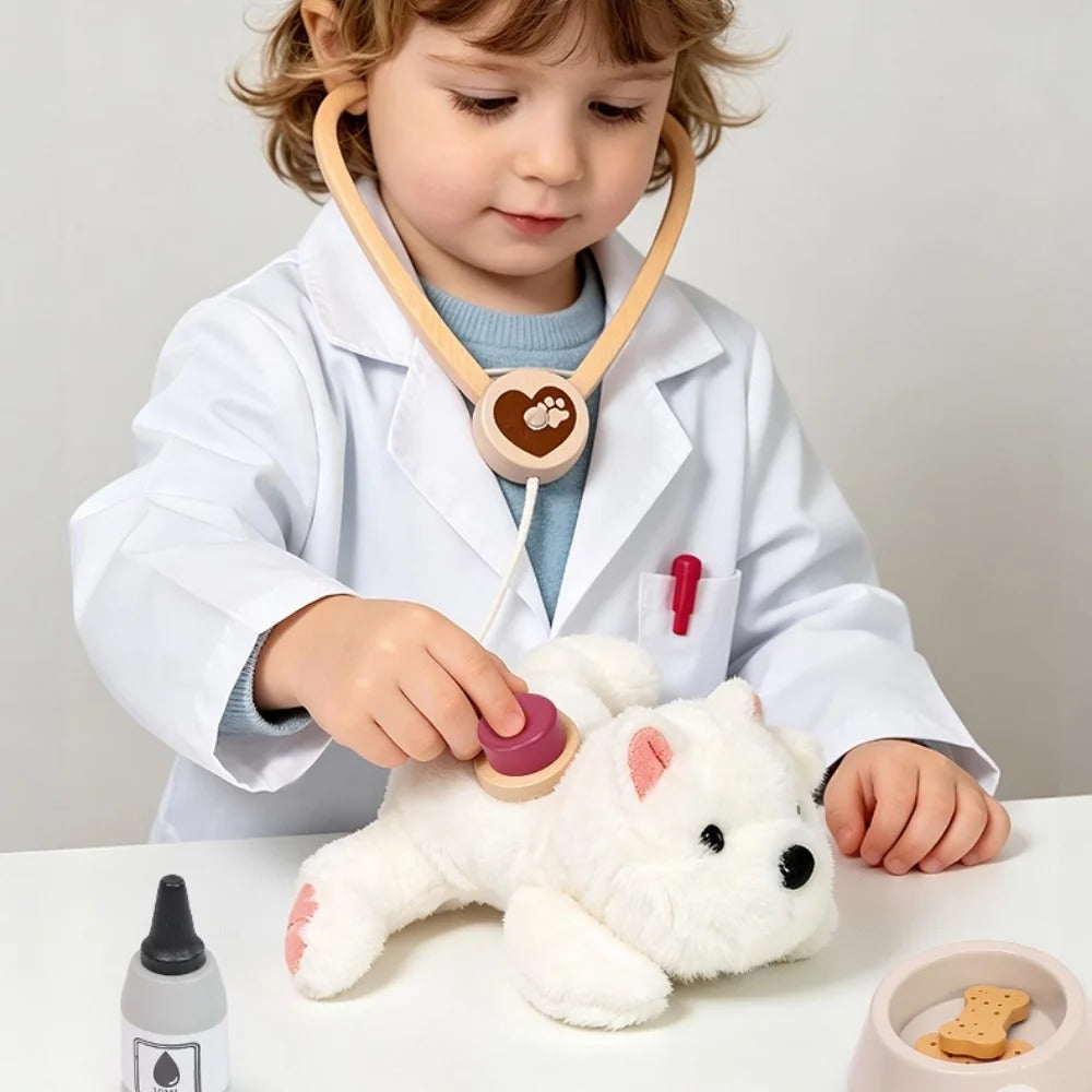 Set de Veterinario para Niños de Madera