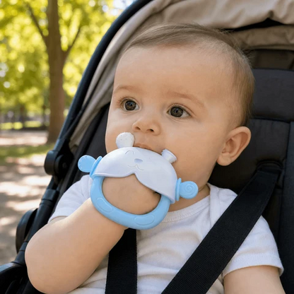 Mordedera De Silicona Para Bebé Con Diseño De Muñequera