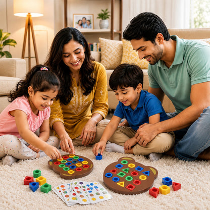 Juego De Asociación De Formas y Colores Para Niños
