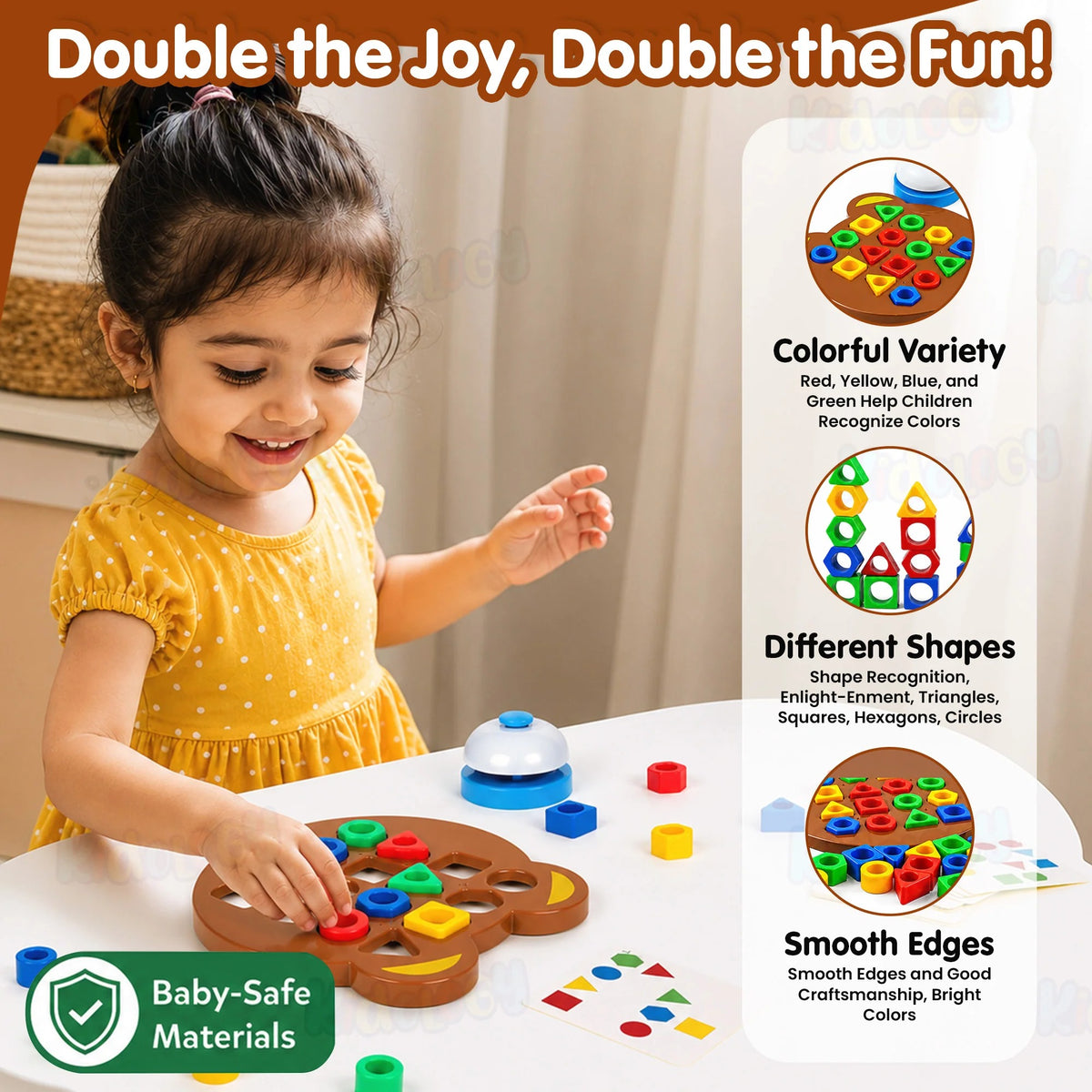 Juego De Asociación De Formas y Colores Para Niños