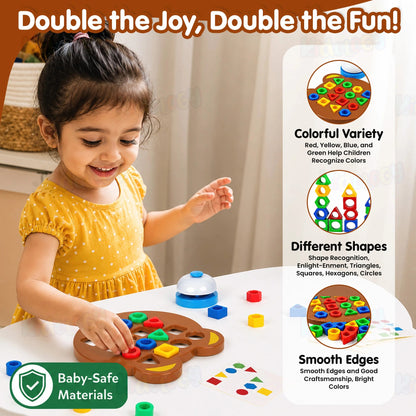 Juego De Asociación De Formas y Colores Para Niños