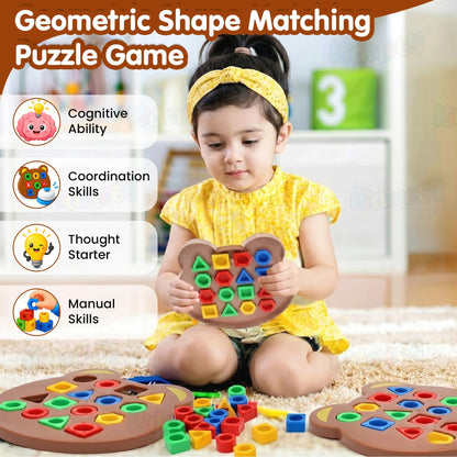 Juego De Asociación De Formas y Colores Para Niños