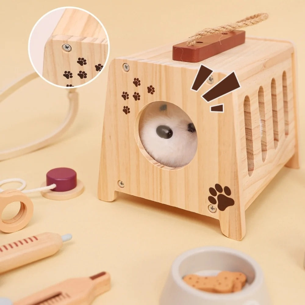 Set de Veterinario para Niños de Madera