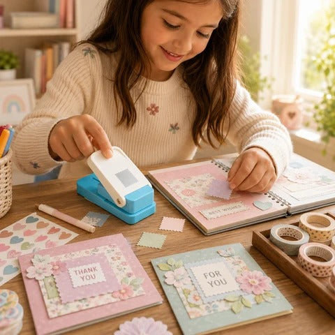 Perforadora De Papel Tipo Sello Para Scrapbooking