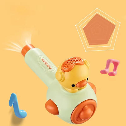 Juguete De Soplo Montessori Para Comunicación Y Habilidades - Niño Feliz