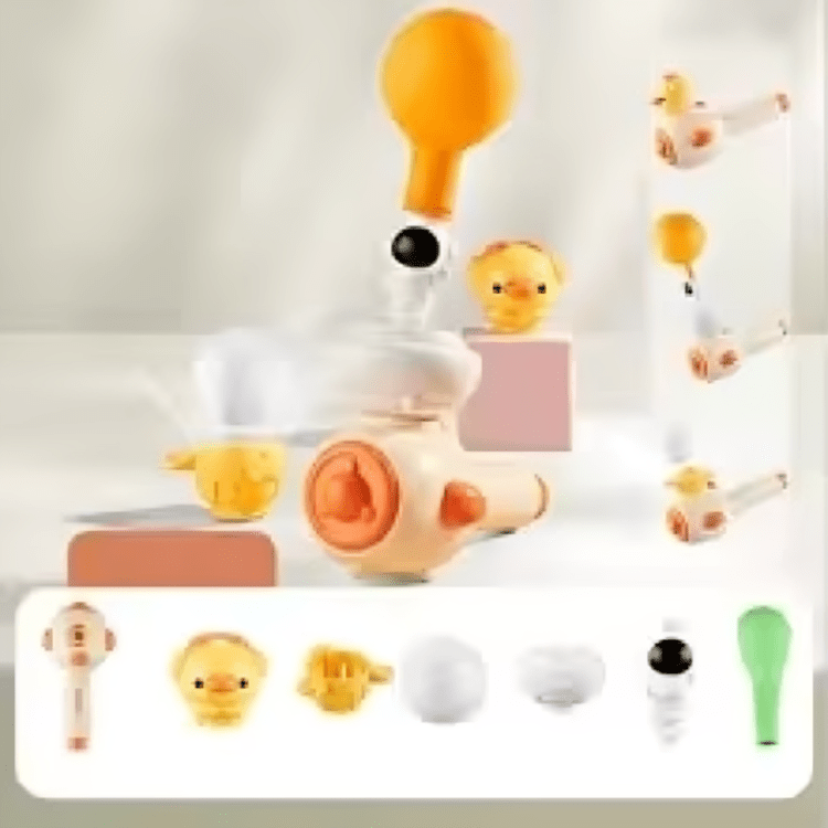 Juguete De Soplo Montessori Para Comunicación Y Habilidades - Niño Feliz