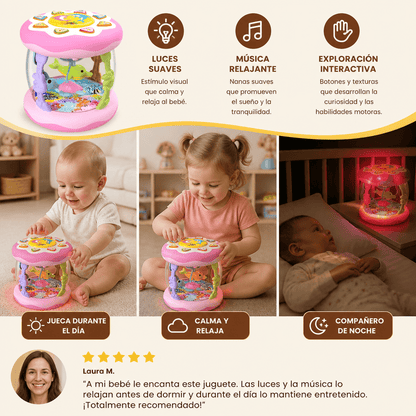 Juguete Musical Interactivo con Luces Montessori - Niño Feliz