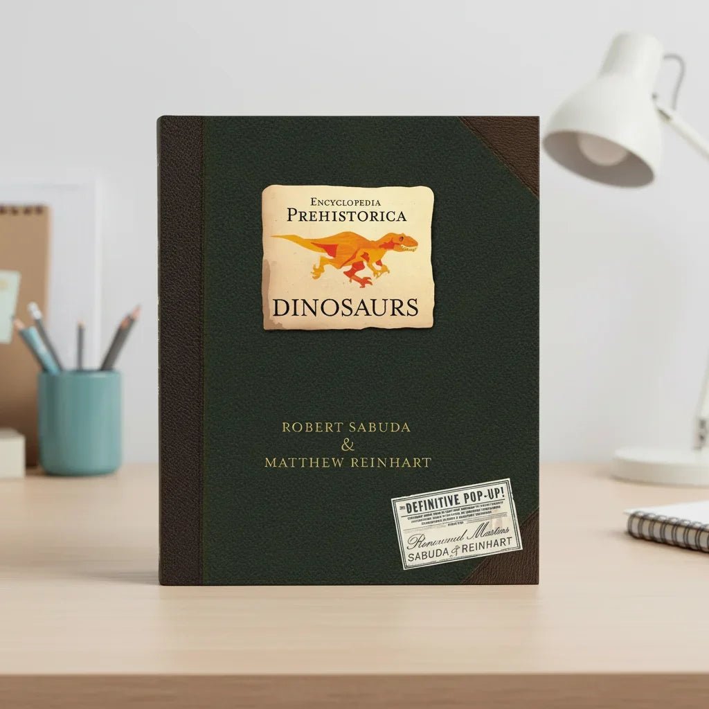 Libro Pop-Up 3D de Dinosaurios para Niños - Niño Feliz