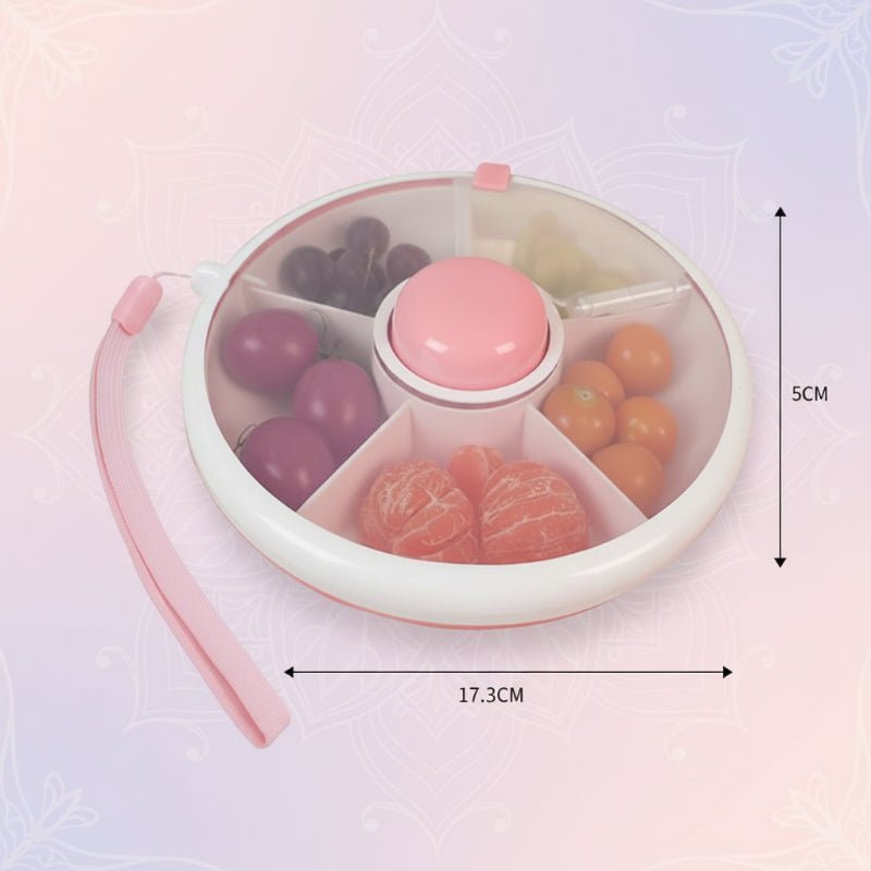 Lonchera Infantil Para Snacks Con 5 Compartimentos - Niño Feliz