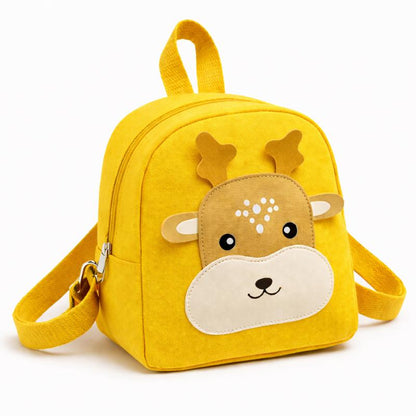 Mochila Infantil Ligera Con Diseño De Animal - Niño Feliz