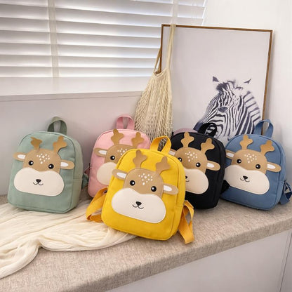 Mochila Infantil Ligera Con Diseño De Animal - Niño Feliz