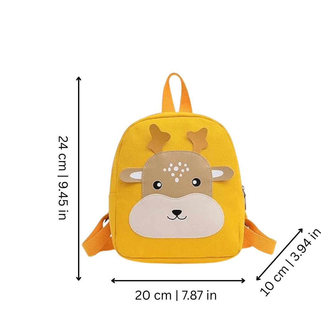 Mochila Infantil Ligera Con Diseño De Animal - Niño Feliz