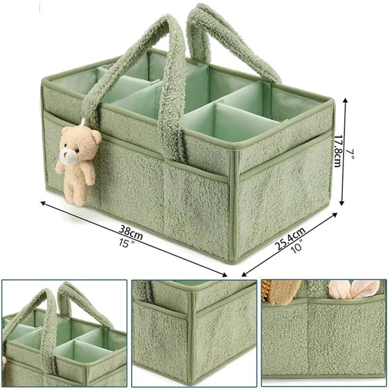 Canasta para bebé con espacio amplio para organizar