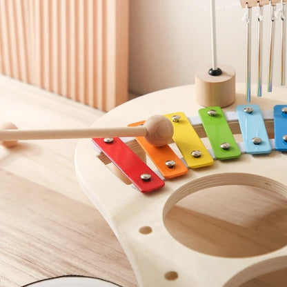 Set De Juguetes Musicales De Madera Montessori - Niño Feliz