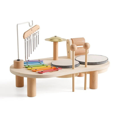 Set De Juguetes Musicales De Madera Montessori - Niño Feliz