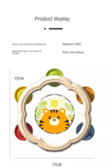 Set Musical Infantil Montessori Con Pandereta - Niño Feliz