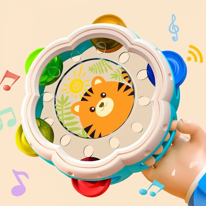 Set Musical Infantil Montessori Con Pandereta - Niño Feliz
