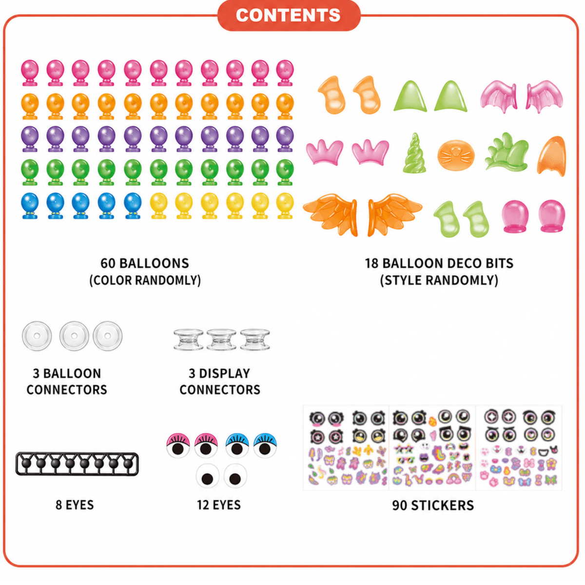 Set Para Crear Figuras Con Globos Juego Creativo - Niño Feliz