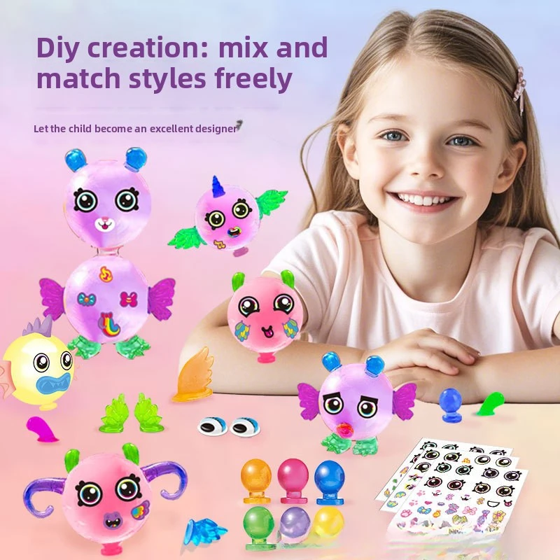 Set Para Crear Figuras Con Globos Juego Creativo - Niño Feliz