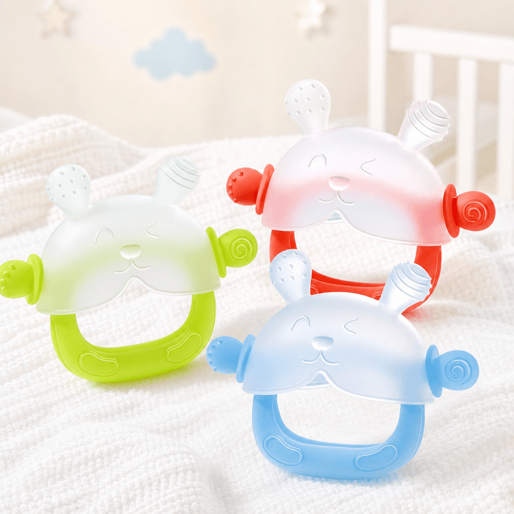 Mordedera de silicona para bebé con diseño de muñequera