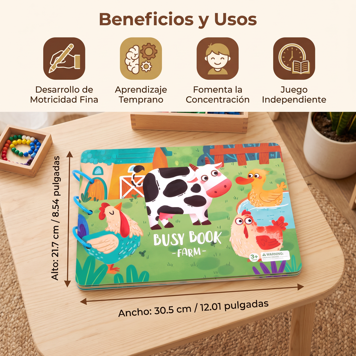 Actividad Montessori para conocer diferentes trabajos