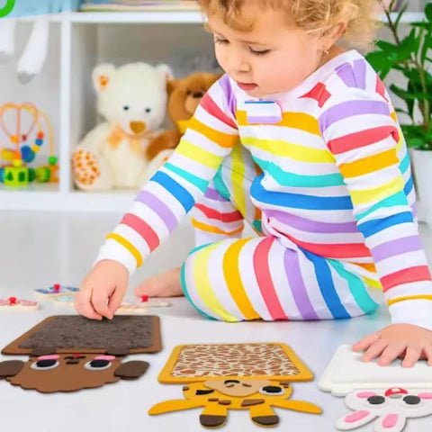 Tapetes Sensoriales De Animales Para Niños - Niño Feliz