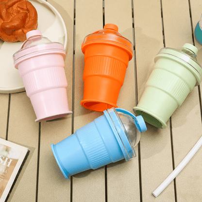 Vaso Plegable De Silicona Para Bebidas 325 ml - Niño Feliz