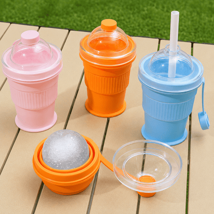 Vaso Plegable De Silicona Para Bebidas 325 ml - Niño Feliz